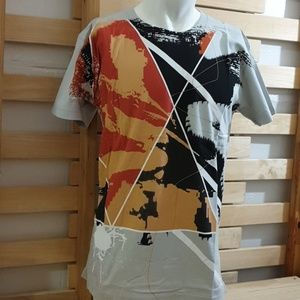LOOPS Of LA Men's Tshirt Silver Size L New